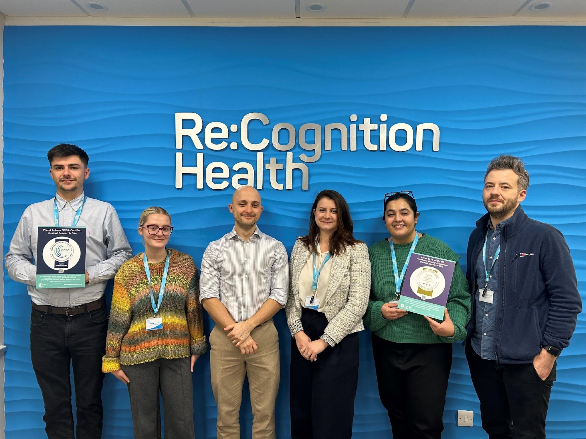 Re-Cognition Health UK on their award of GCSA and WPQC Standards