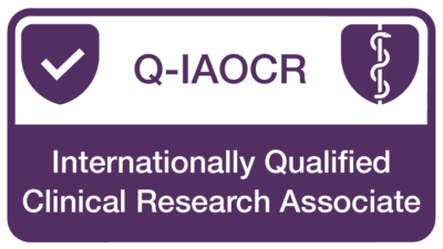 Internationally Qualified Clinical Research Associate Accreditation